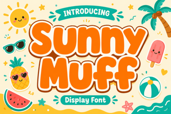 Sunny Muff Font: Adding Warm Typography to Designs