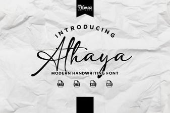 Athaya Font: a Creative and Versatile Typeface
