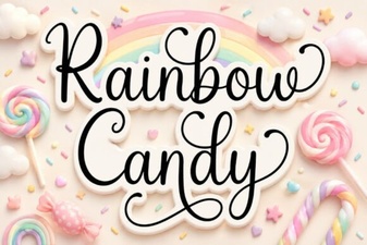 A Creative Candy Font for Sweet Web Designs