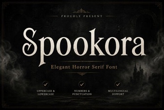 Spookora: Creative Typography for Halloween Projects